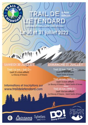 Affiche trail Etendard 2022