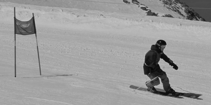 Skieurs de Telemark dans les Vallons de la Meije