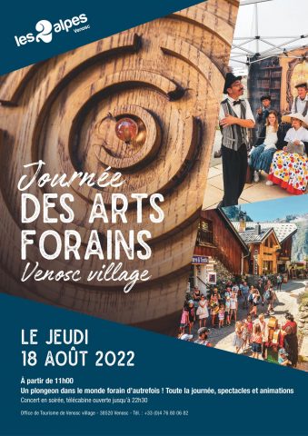 Affiche Arts Forains 2022
