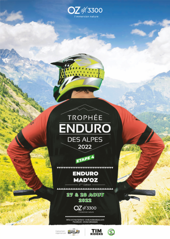 Affiche Trophée Enduro des Alpes 2022