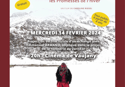 Projection du film « Zanskar : Les promesses de l’hiver » de Caroline RIEGEL