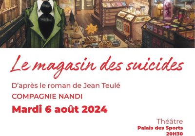Concert  » Le magasin des suicides » Cie Nandi