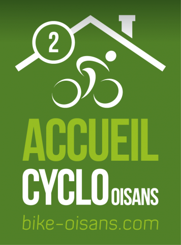 Label Cyclo 2 Vélos – Hôtel Castillan – La Grave