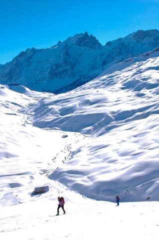 Ski de randonnée depuis Le Chazelet