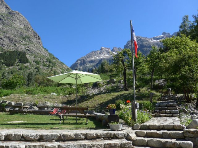 terrasse Chalet Alpin la Bérarde